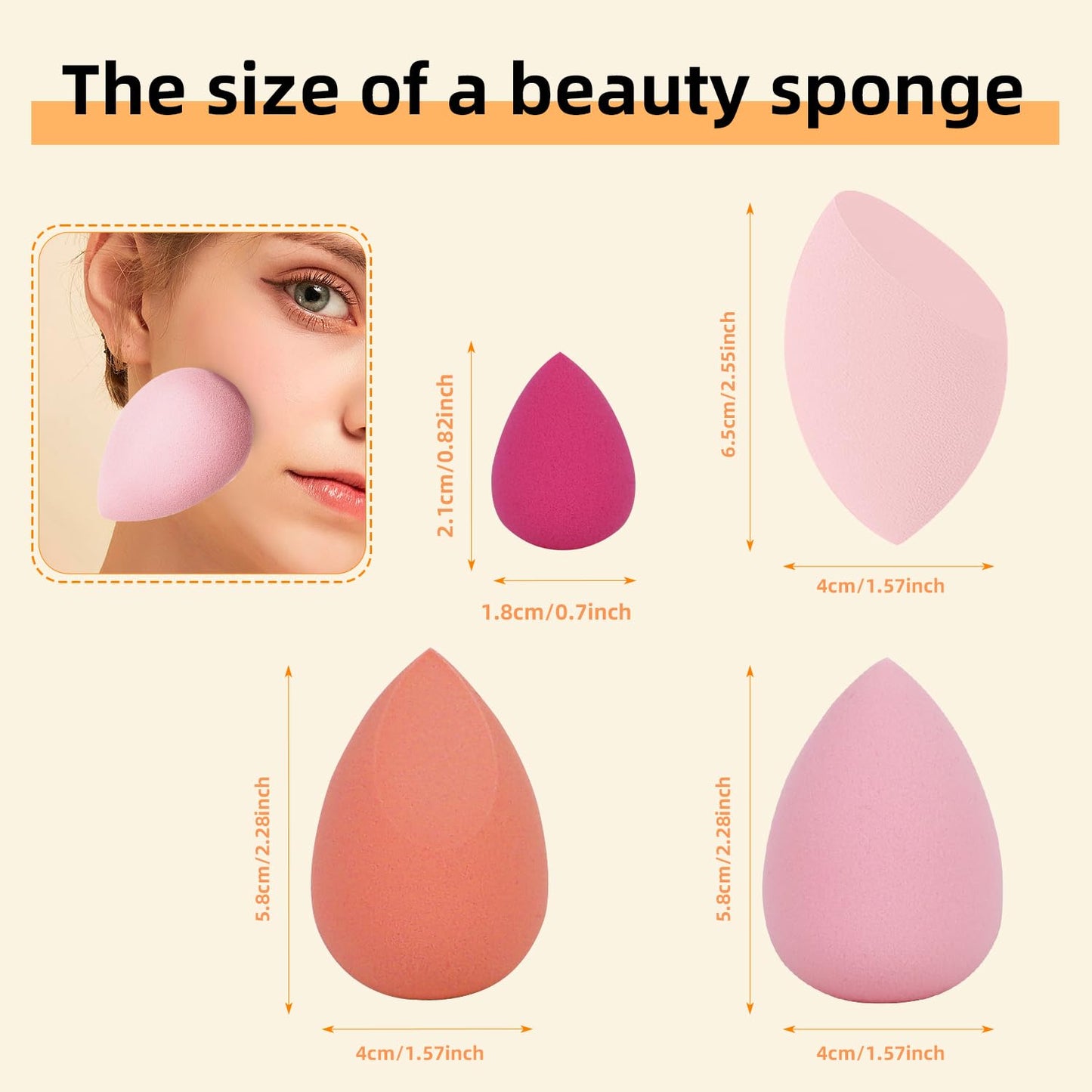 Makeup sponge set