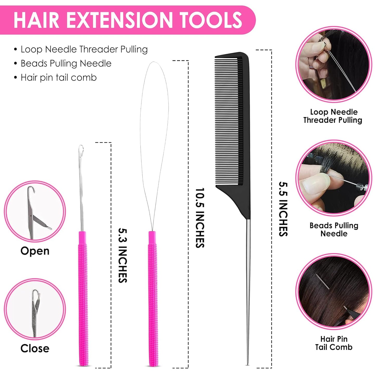 Beauty & Crafts Hair Extension Tools