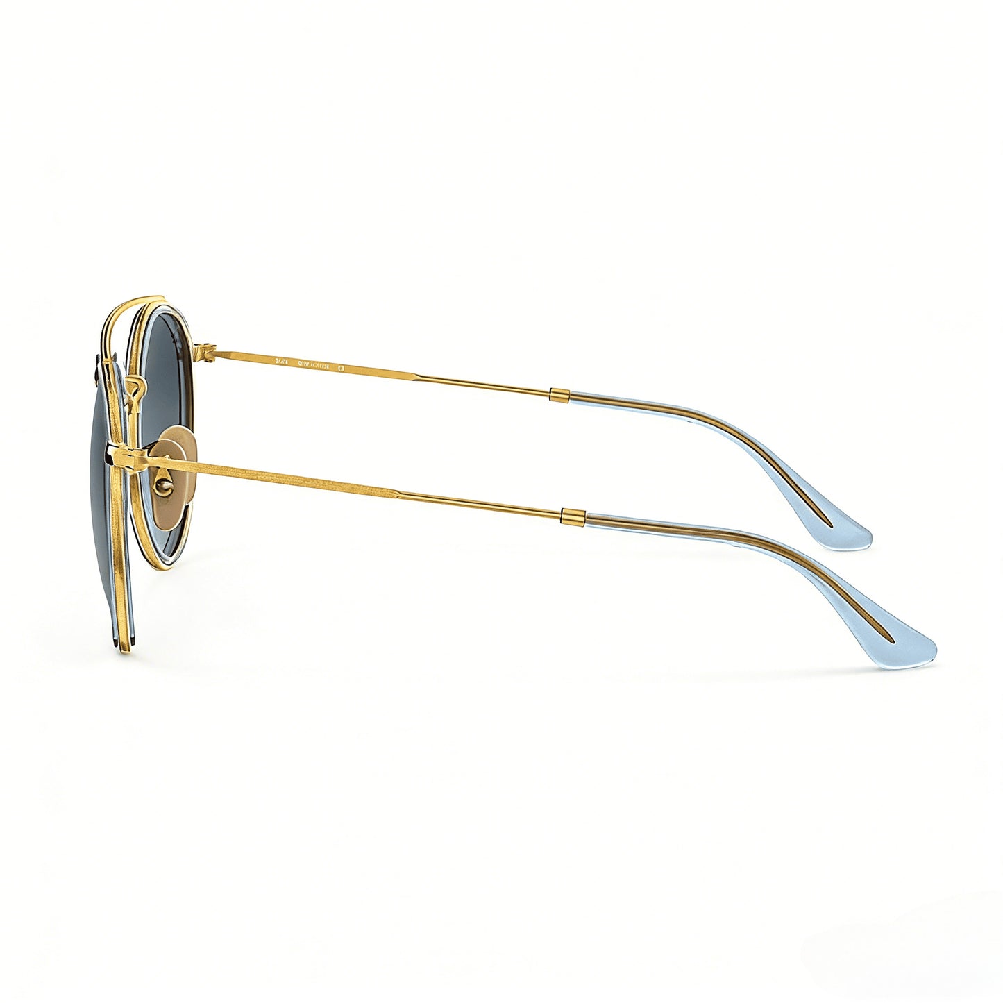 Double Bridge Round Sunglasses